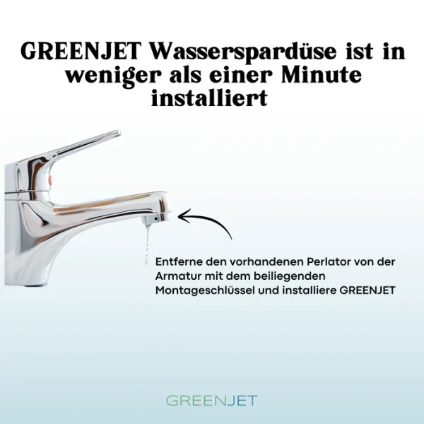 GREENJET Wasserspardüse M24 für den Wasserhahn – Bild 7