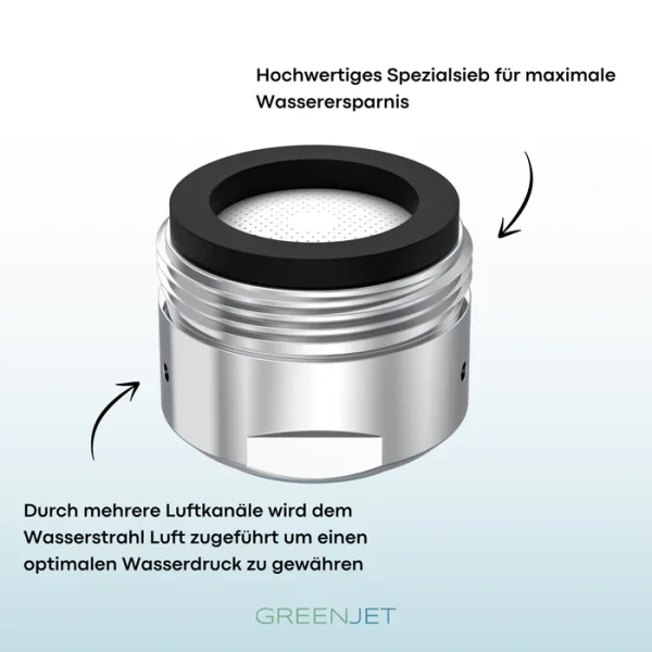 GREENJET Wasserspardüse M24 für den Wasserhahn – Bild 4